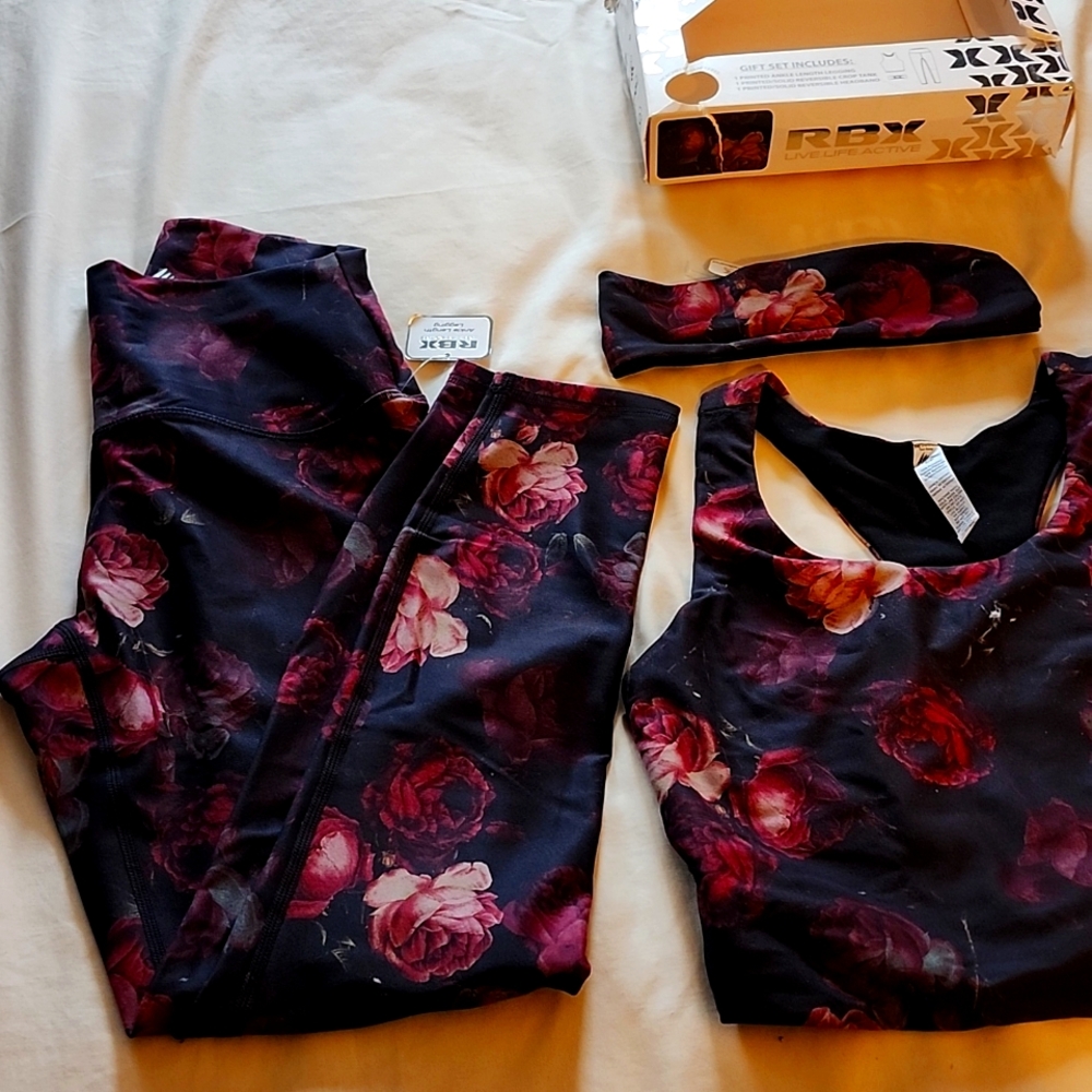 RBX women's 3 piece workout set